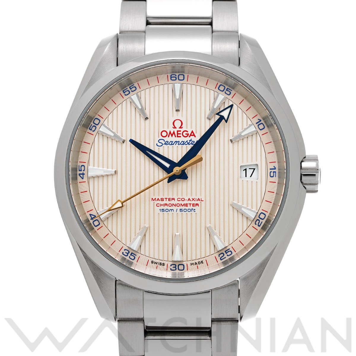 オメガ シーマスター アクアテラ マスターコーアクシャル ゴルフ ライダーカップ 231.10.42.21.02.004 シルバー メンズ 時計 【中古】【wristwatch】