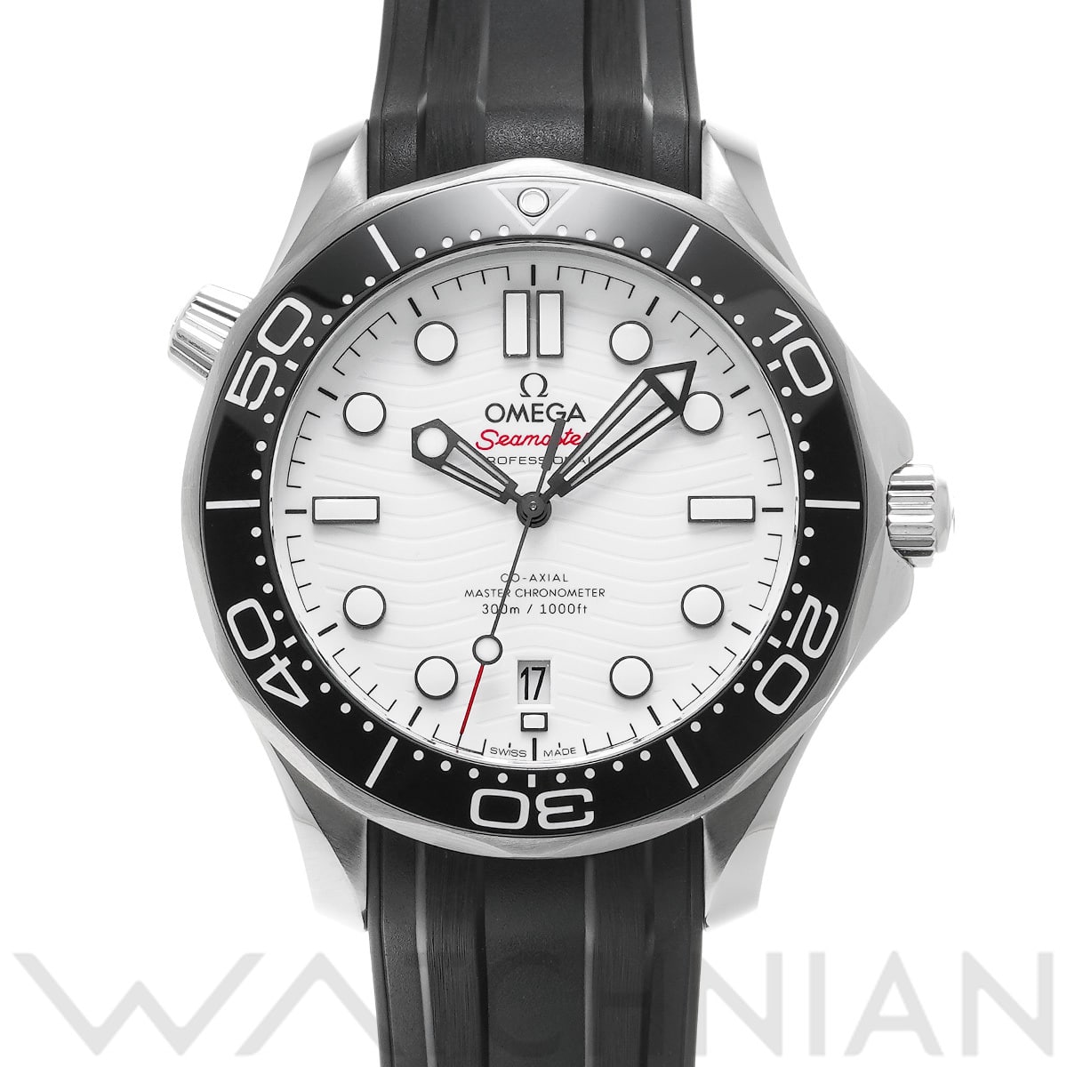 オメガ シーマスター ダイバー300 コーアクシャル マスタークロノメーター 210.32.42.20.04.001 ホワイト メンズ 時計 【中古】【wristwatch】