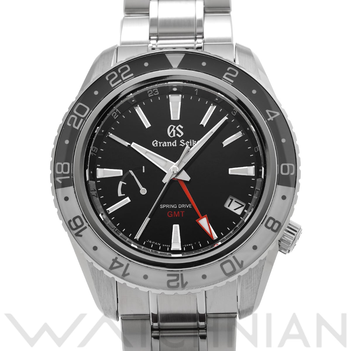 グランドセイコー スポーツコレクション スプリングドライブ GMT SBGE277 ブラック メンズ 時計 【中古】【wristwatch】