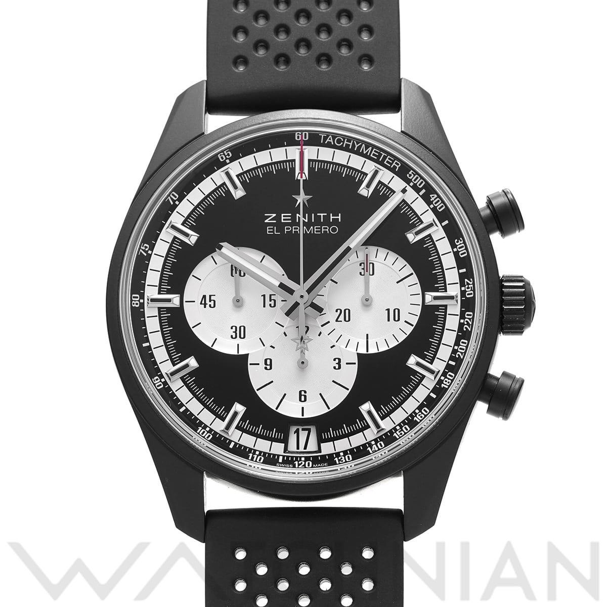 ゼニス クロノマスター エル プリメロ 24.2041.400/21.R576 ブラック/シルバー メンズ 時計 【中古】【wristwatch】