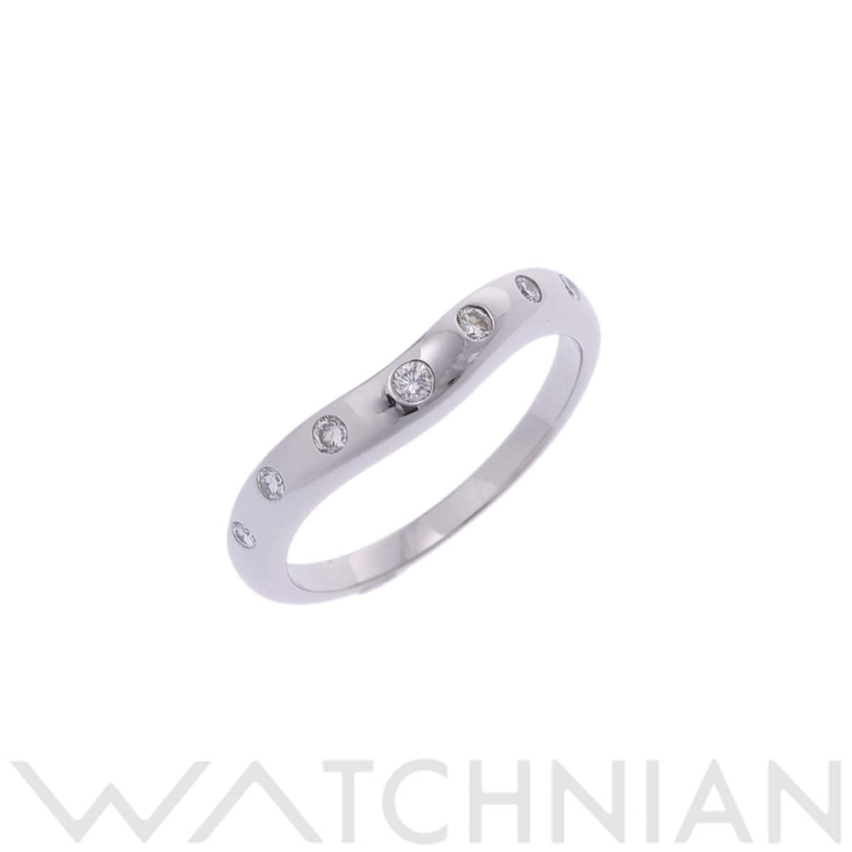 ブルガリ コロナリング #16 シルバー Pt950プラチナ レディース ジュエリー 【中古】【jewelry】