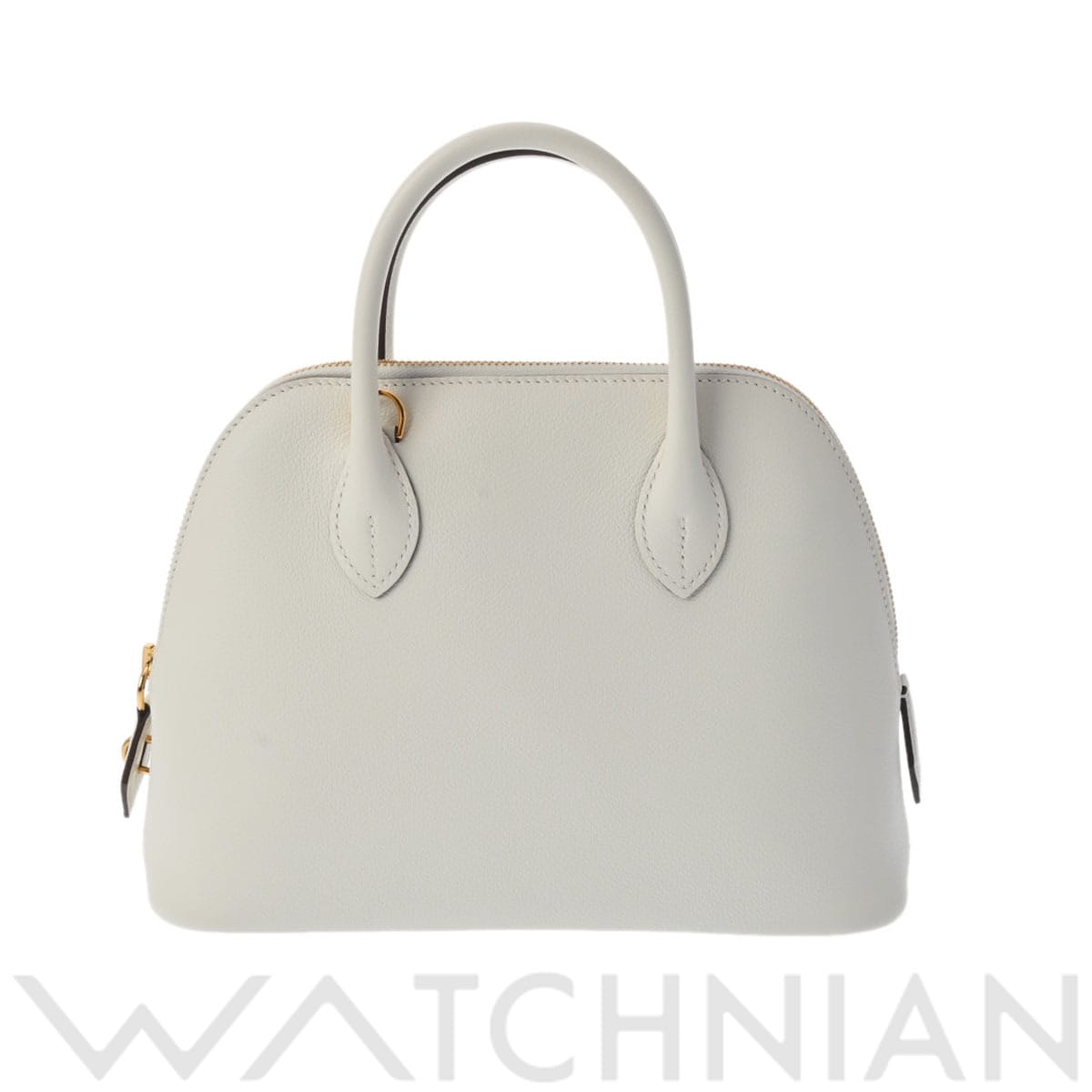 エルメス ボリード 1923 25 ヴェルソ 2WAY ホワイト/セサミ/ゴールド金具 エバーカラー レディース バッグ 【中古】【bag】