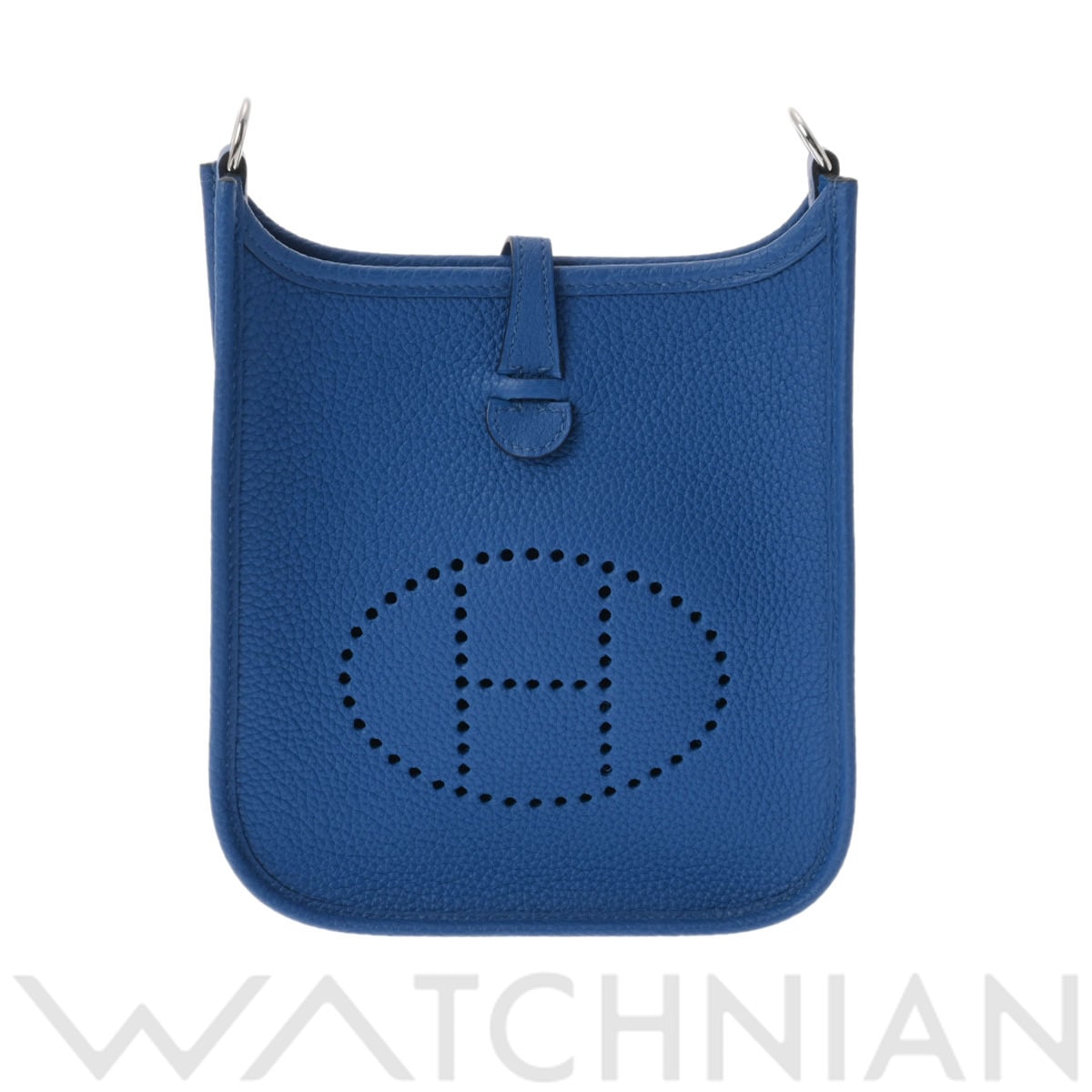 エルメス エヴリン TPM ブルーロワイヤル/パラジウム金具 トリヨンクレマンス レディース バッグ 【中古】【bag】