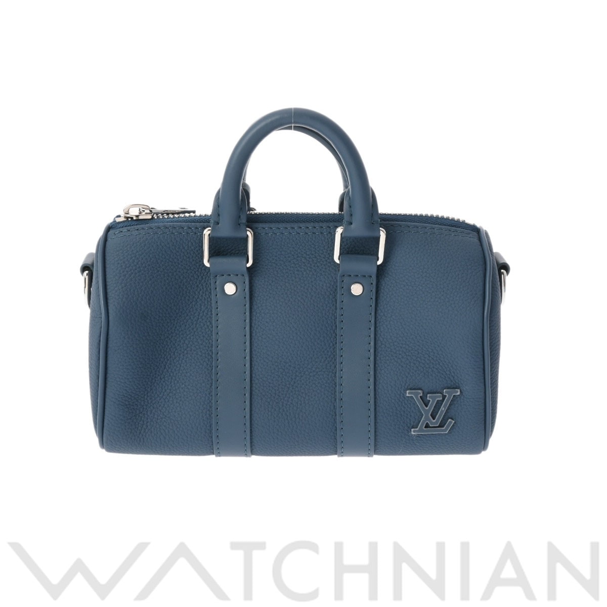 ルイ ヴィトン アエログラム キーポル XS 2WAY ブルー M81003 レザー ユニセックス バッグ 【未使用】【bag】