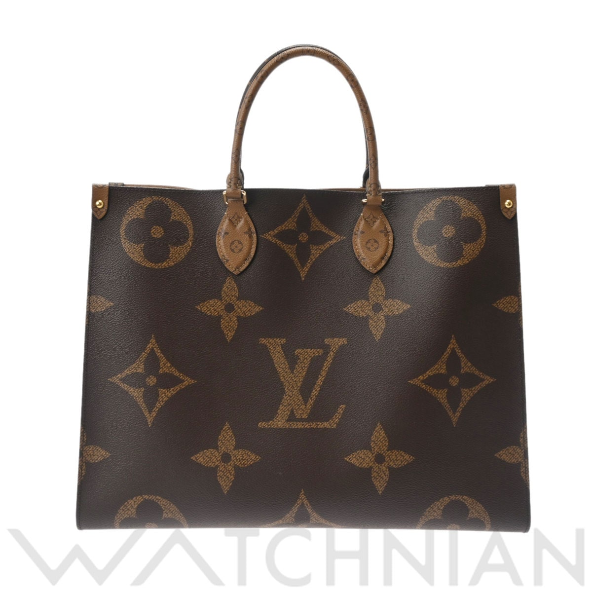 ルイ ヴィトン モノグラムジャイアントリバース オンザゴー GM 新型 ブラウン M45320 モノグラムキャンバス ユニセックス バッグ 【中古】【bag】