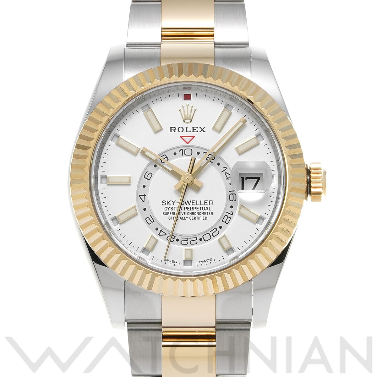 ロレックス スカイドゥエラー 326933 ホワイト メンズ 時計 【中古】【wristwatch】