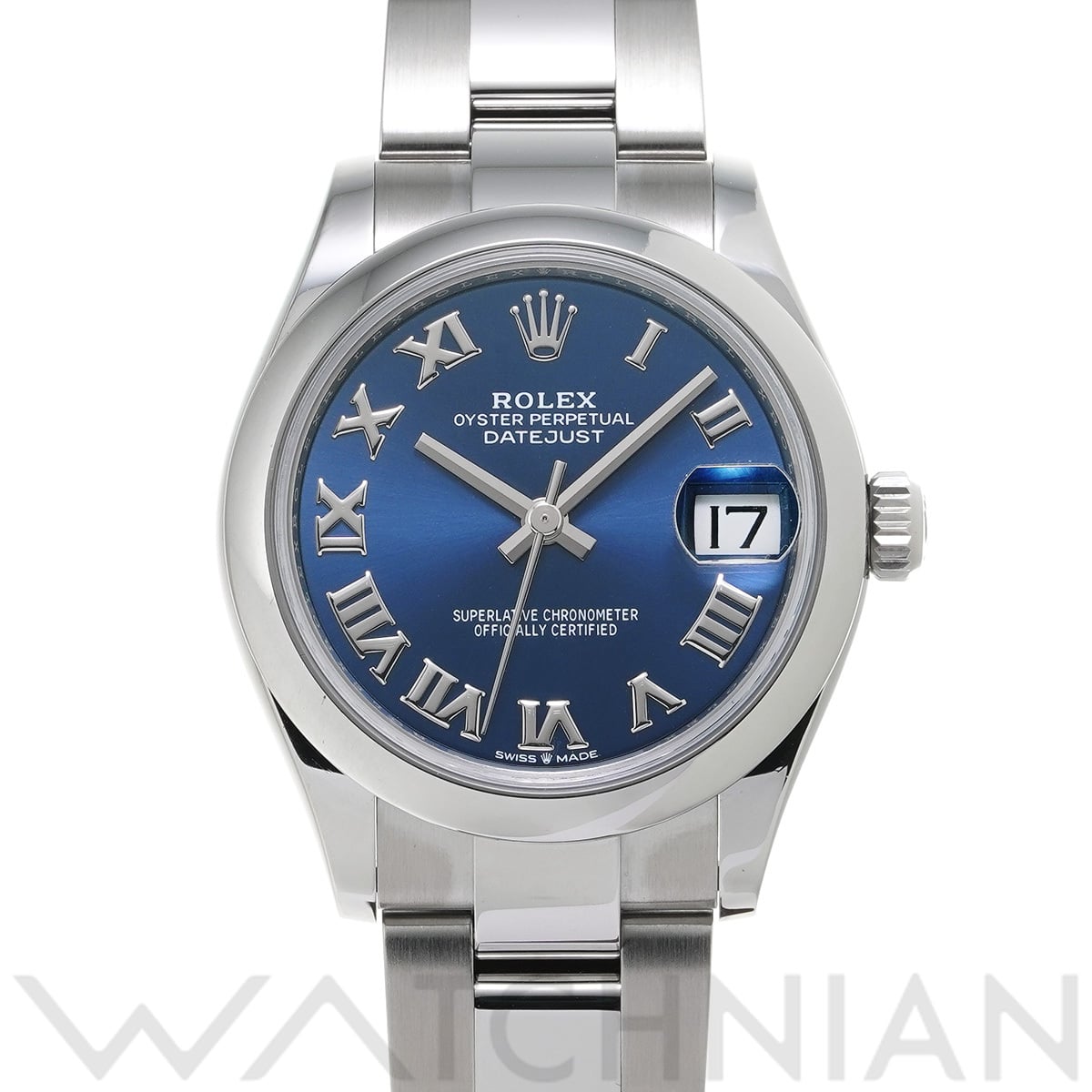 ロレックス デイトジャスト 31 278240 ブライトブルー ユニセックス 時計 【中古】【wristwatch】