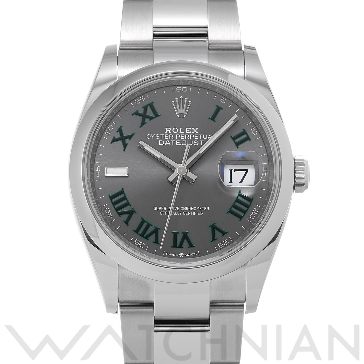 ロレックス デイトジャスト 36 126200 スレート メンズ 時計 【中古】【wristwatch】