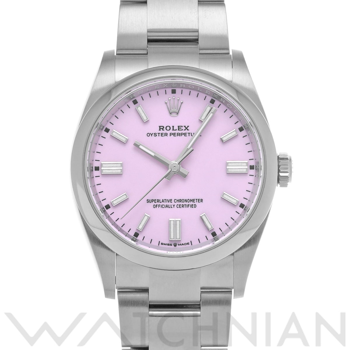 ロレックス オイスターパーペチュアル 36 126000 ピンク メンズ 時計 【中古】【wristwatch】