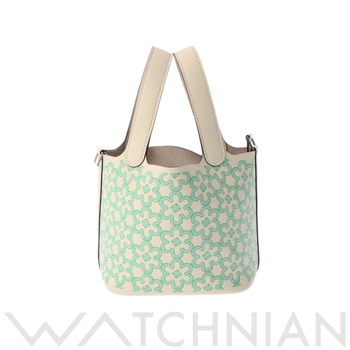 エルメス ピコタン ロック マイクロ ラッキーデイジー ナタ/シルバー金具 ヴォースイフト レディース バッグ 【未使用】【bag】