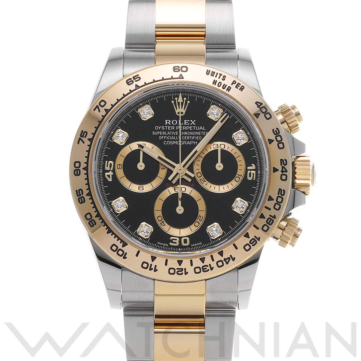ロレックス コスモグラフ デイトナ 116503G ブラック/ダイヤモンド メンズ 時計 【中古】【wristwatch】