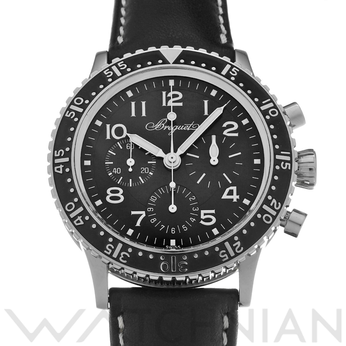 ブレゲ アエロナバル タイプXX 3803ST/92/3W6 ブラック メンズ 時計 【中古】【wristwatch】