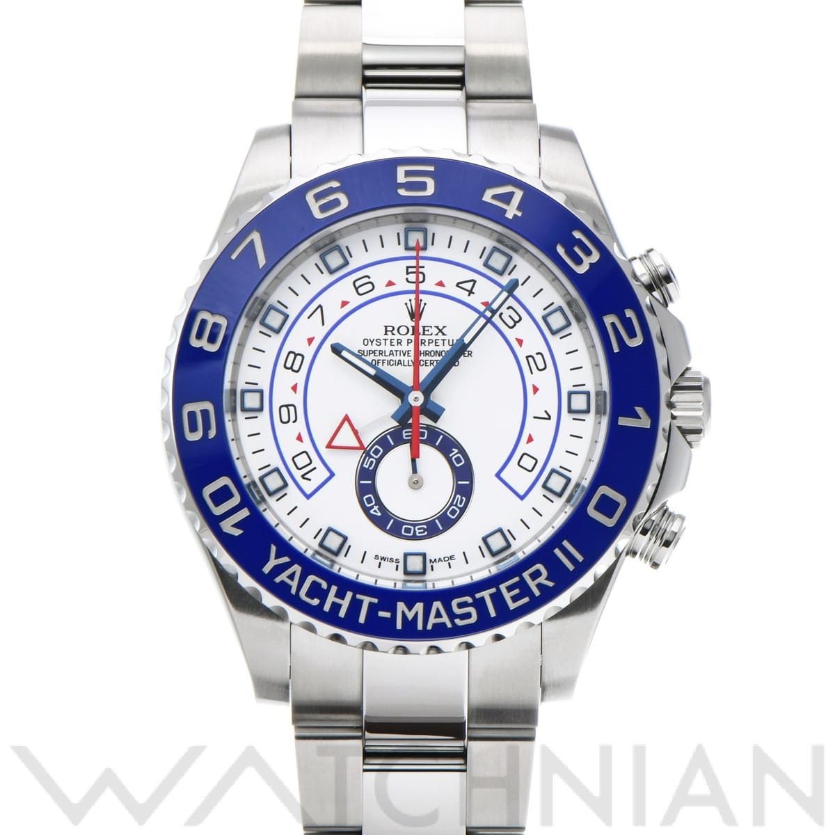 ロレックス ヨットマスターII 116680 ホワイト メンズ 時計 【中古】【wristwatch】