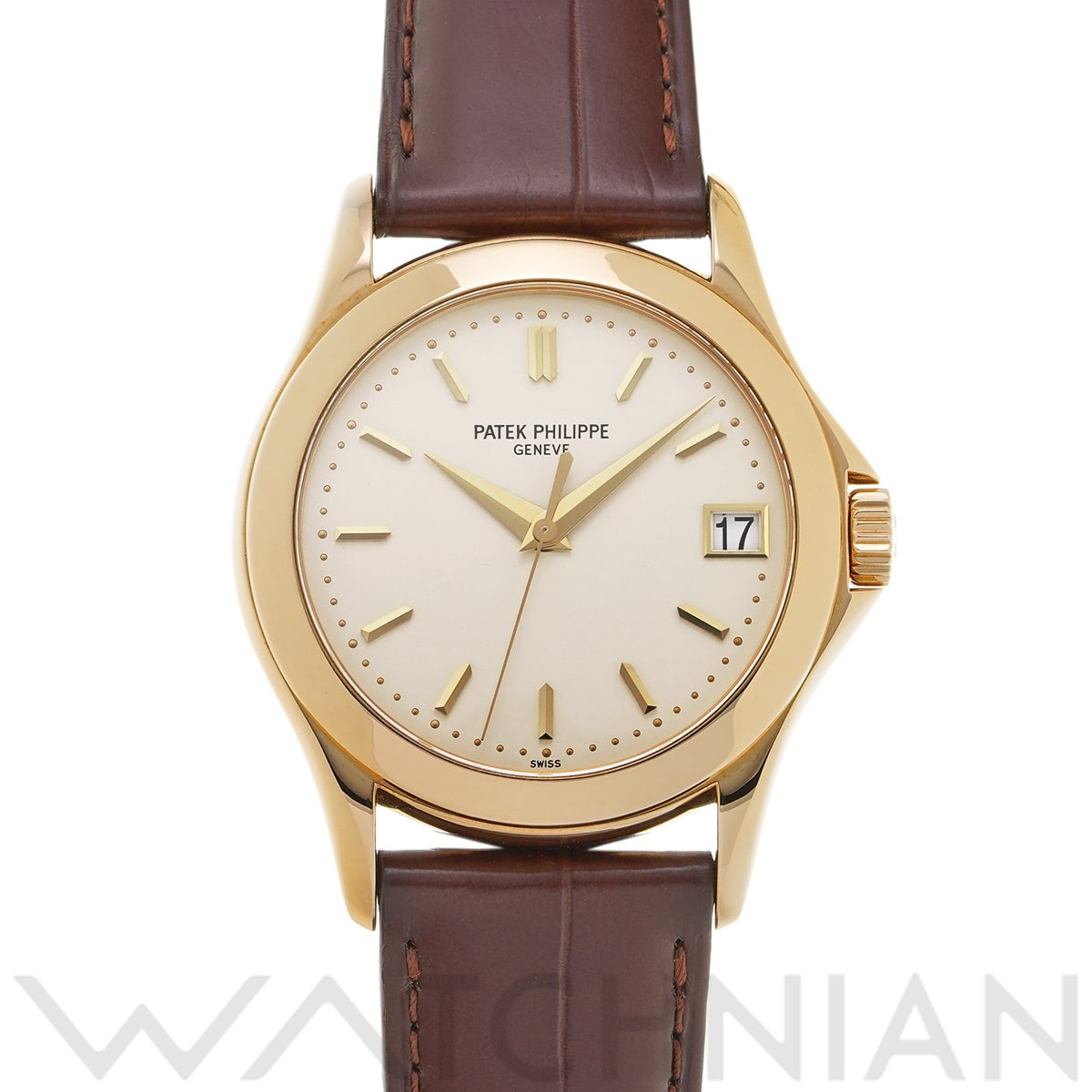 パテック フィリップ カラトラバ 5107J-001 オパーリン メンズ 時計 【中古】【wristwatch】