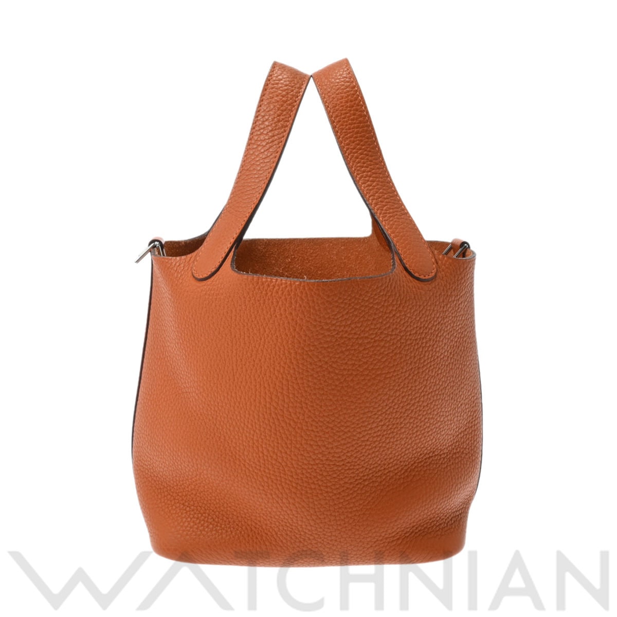エルメス ピコタン PM オレンジ/パラジウム金具 トリヨンクレマンス レディース バッグ 【中古】【bag】