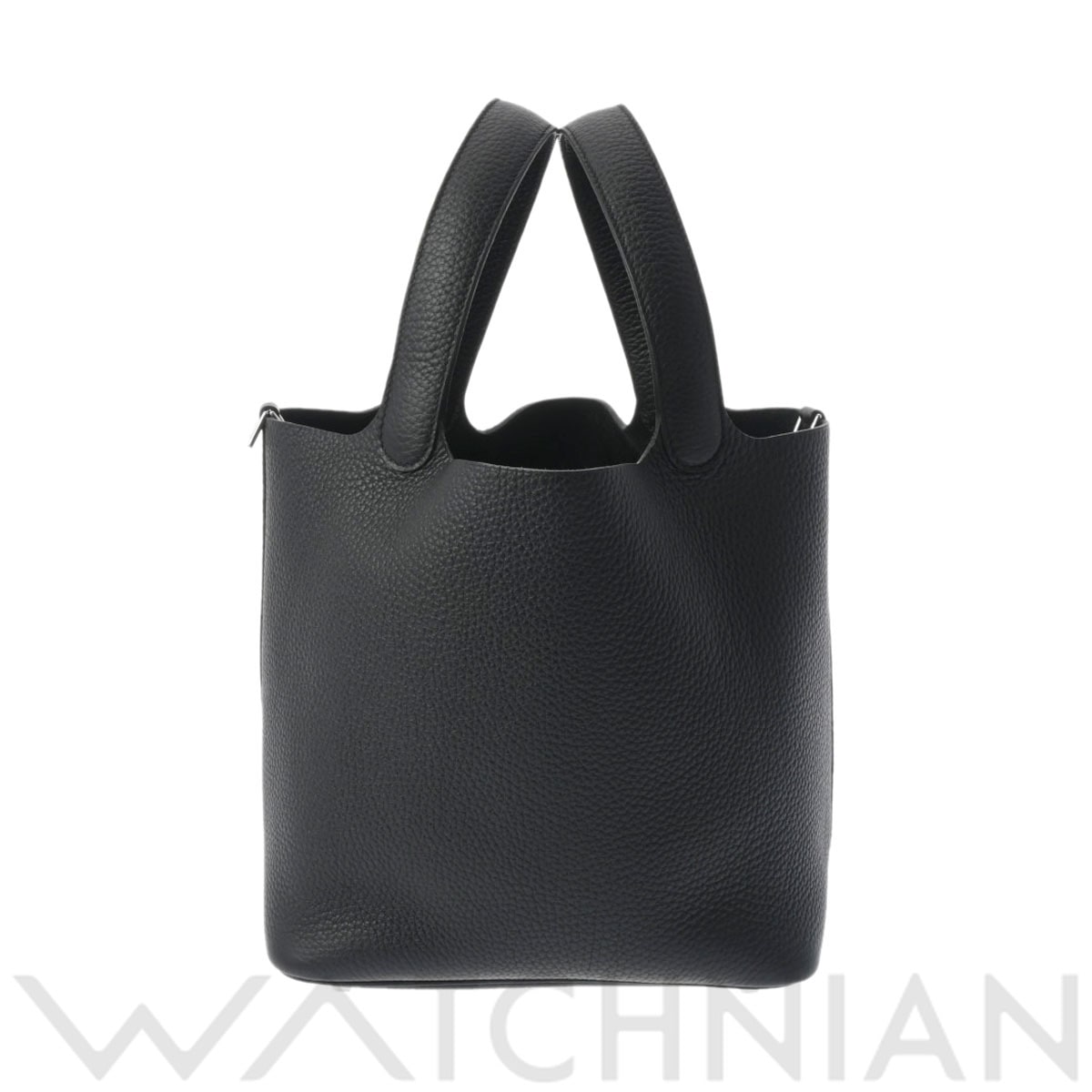 エルメス ピコタンロック MM  ブラック/パラジウム金具 トリヨンクレマンス レディース バッグ 【中古】【bag】