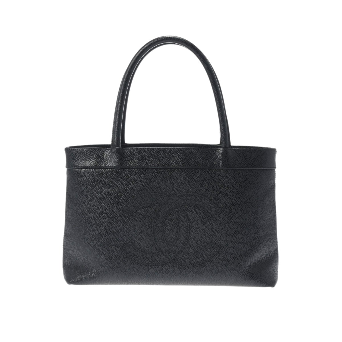 シャネル ブラック/ゴールド金具 A27612 キャビアスキン レディース バッグ 【中古】【bag】