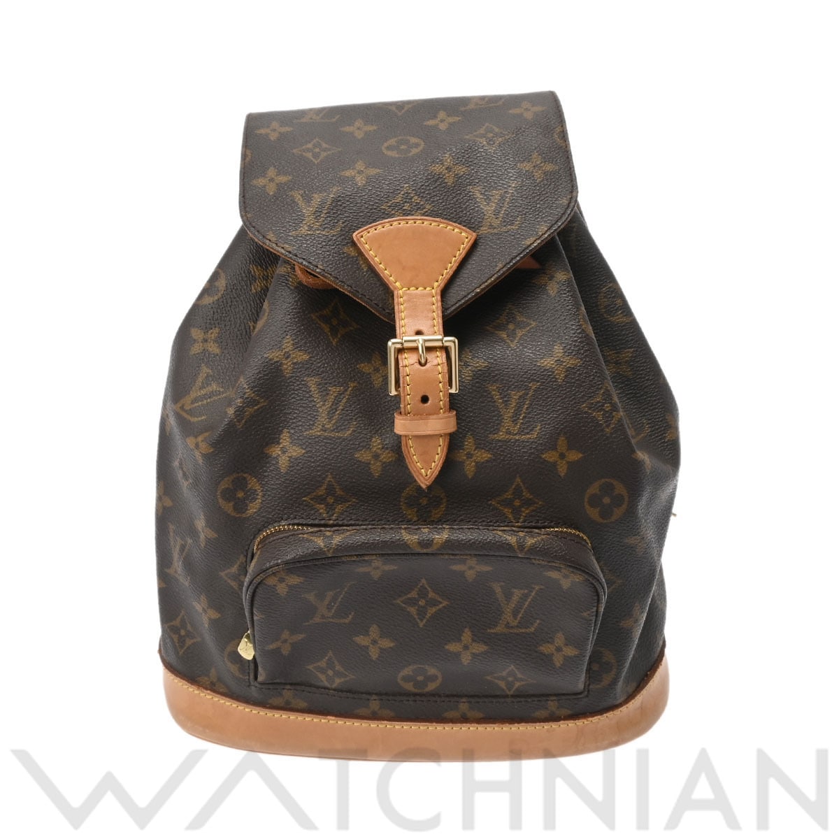 ルイ ヴィトン モノグラム モンスリ MM ブラウン M51136 モノグラムキャンバス レディース バッグ 【中古】【bag】