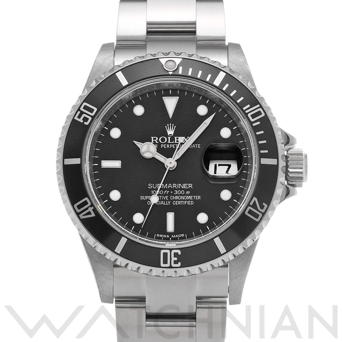 ロレックス サブマリーナ デイト 16610LN ブラック メンズ 時計 【中古】【wristwatch】