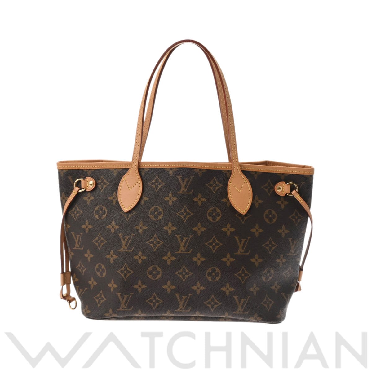 ルイヴィトン LOUIS VUITTON カバメゾ モノグラム 蒸し暑く ショルダーバッグ トートバッグ PVC レザー ブラウン M51151【中古】