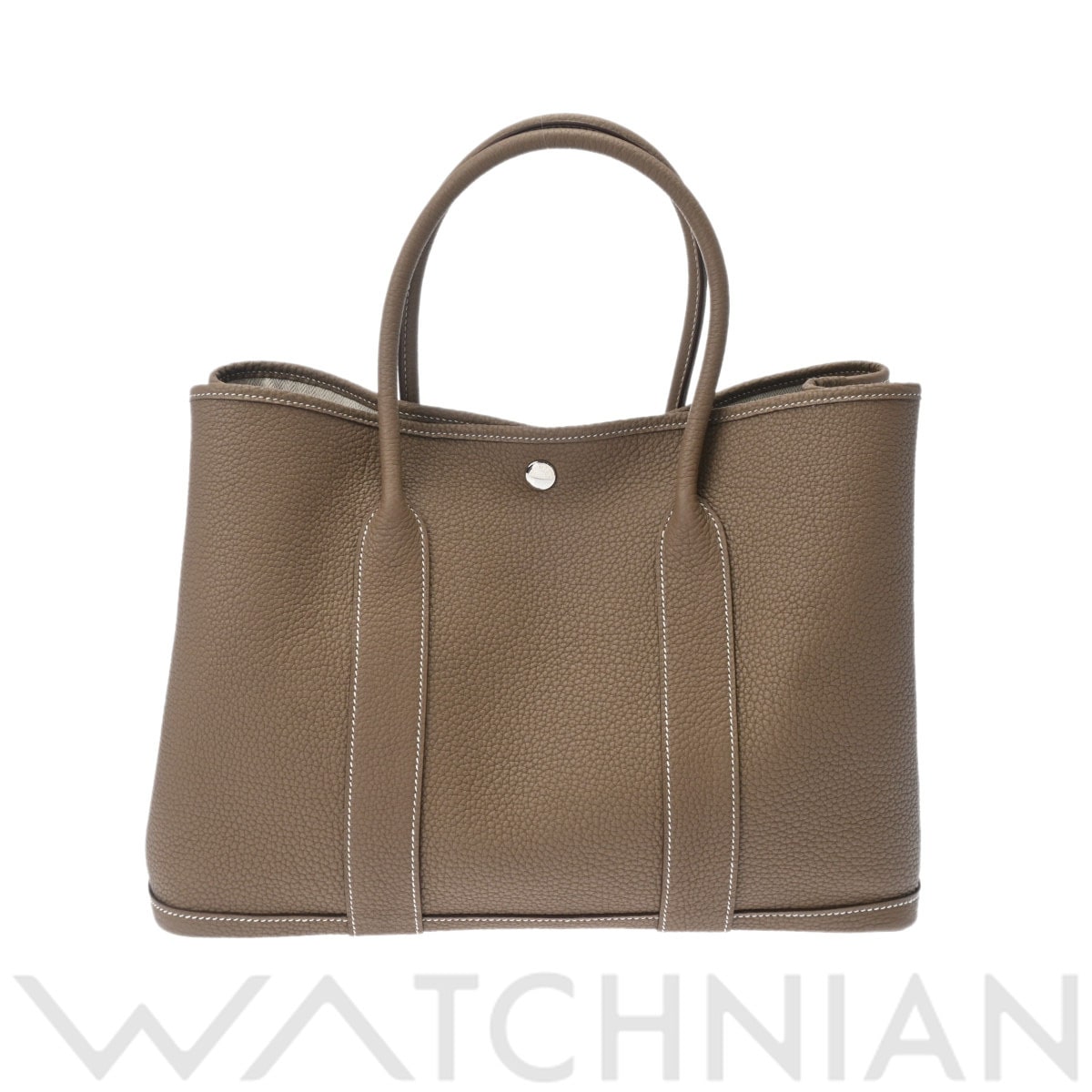 エルメス ガーデンパーティ PM エトゥープ/パラジウム金具 ネゴンダ ユニセックス バッグ 【未使用】【bag】