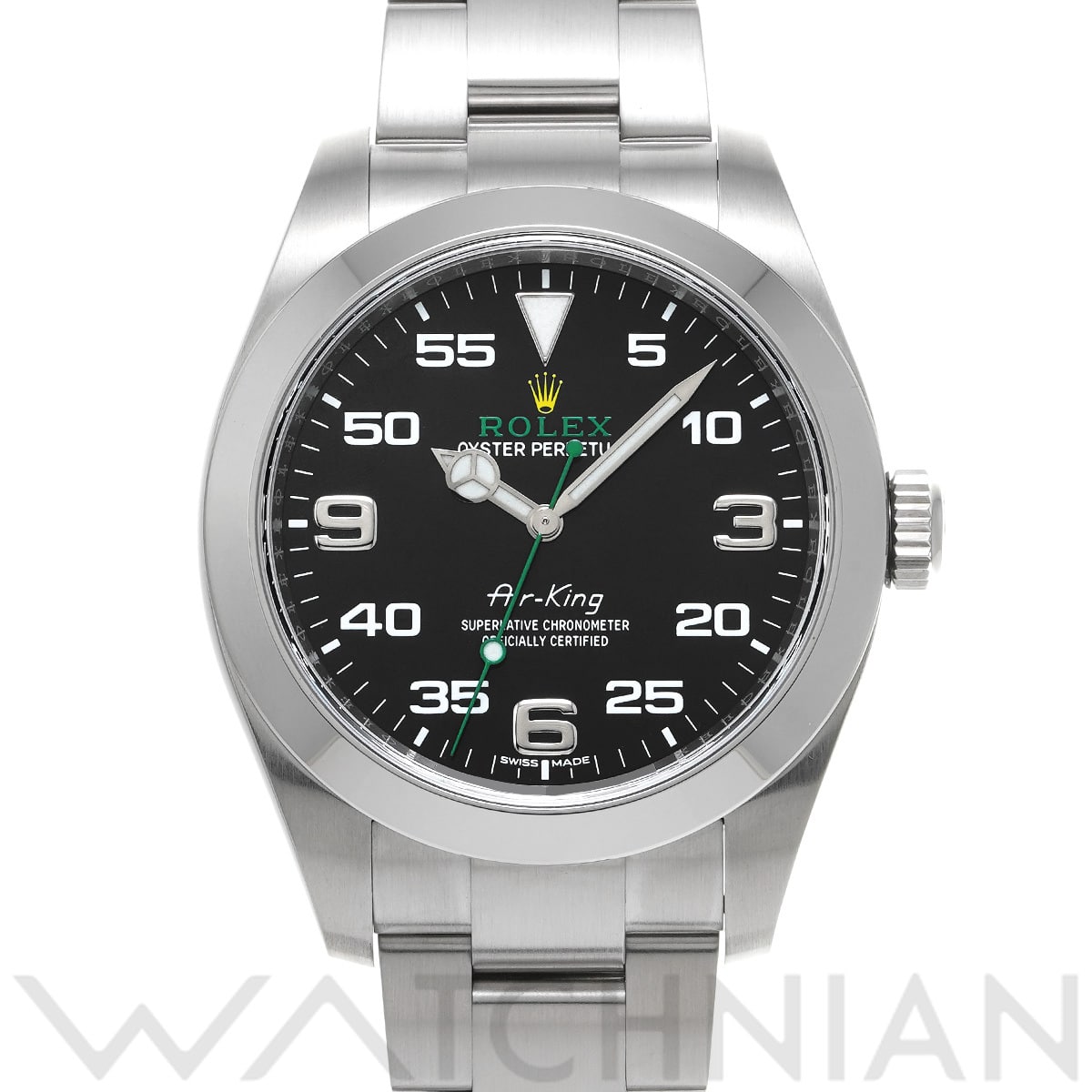 ロレックス エアキング 116900 ブラック メンズ 時計 【中古】【wristwatch】