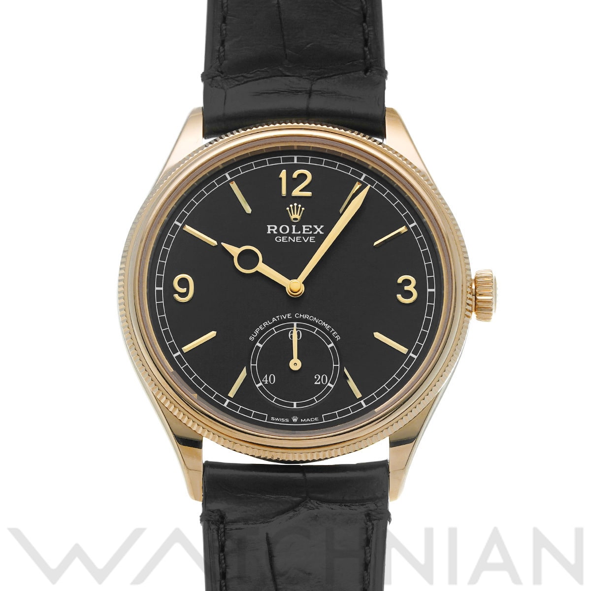 ロレックス 1908 52508 ブラック メンズ 時計 【中古】【wristwatch】