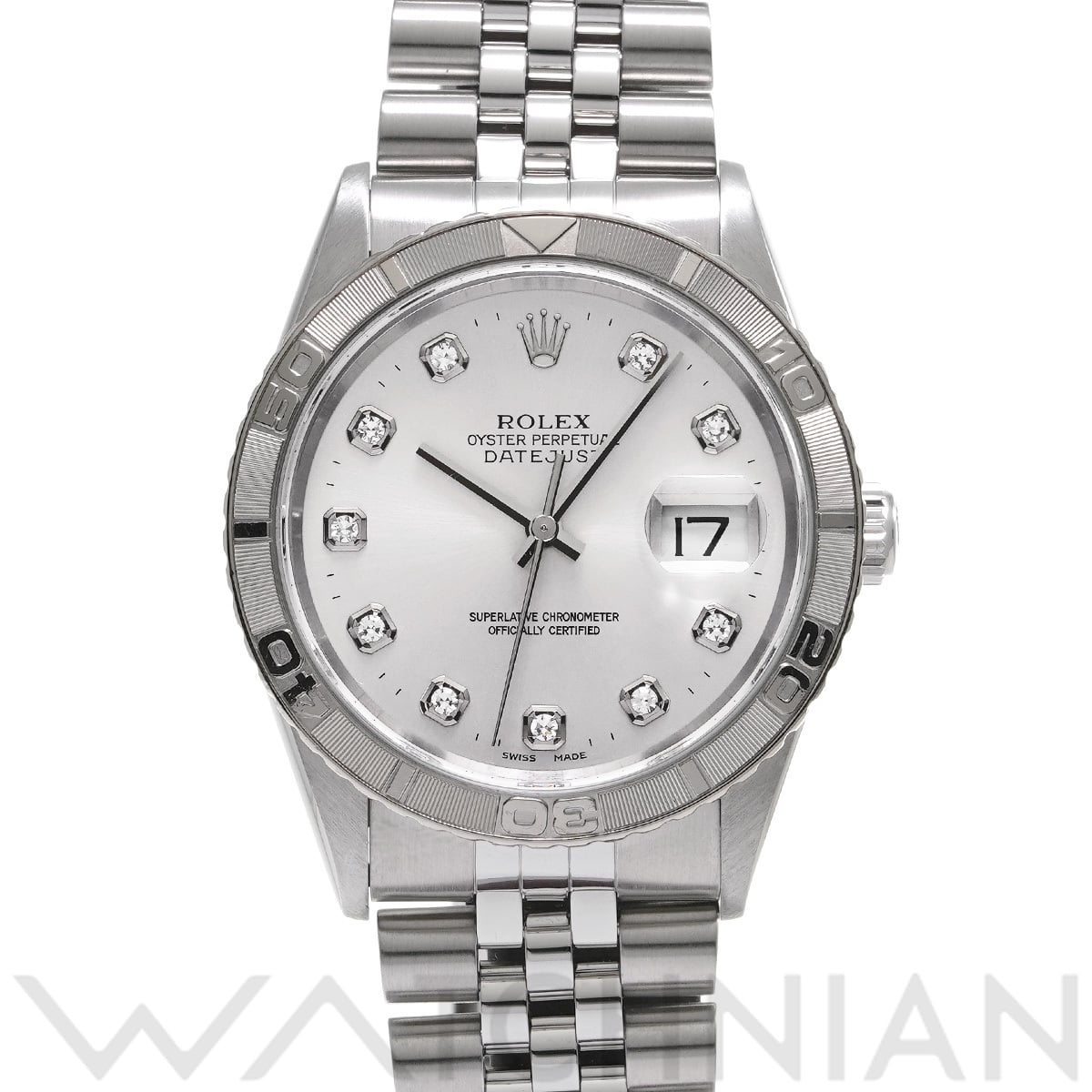 ロレックス デイトジャスト サンダーバード 16264G シルバー/ダイヤモンド メンズ 時計 【中古】【wristwatch】