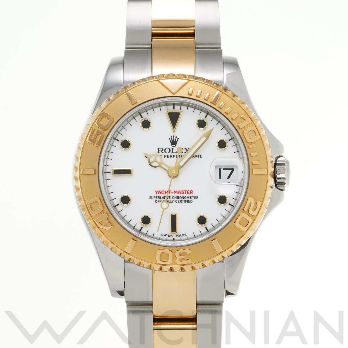 ロレックス ヨットマスター 34 168623 ホワイト ユニセックス 時計 【中古】【wristwatch】