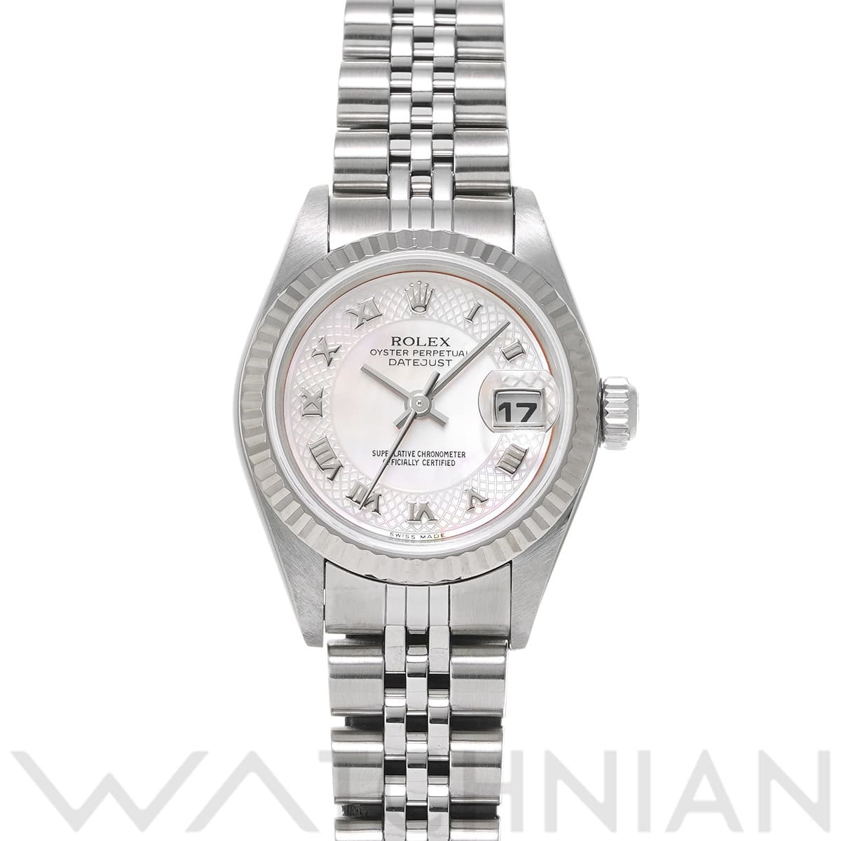 ロレックス デイトジャスト 79174NRD ピンクシェル レディース 時計 【中古】【wristwatch】