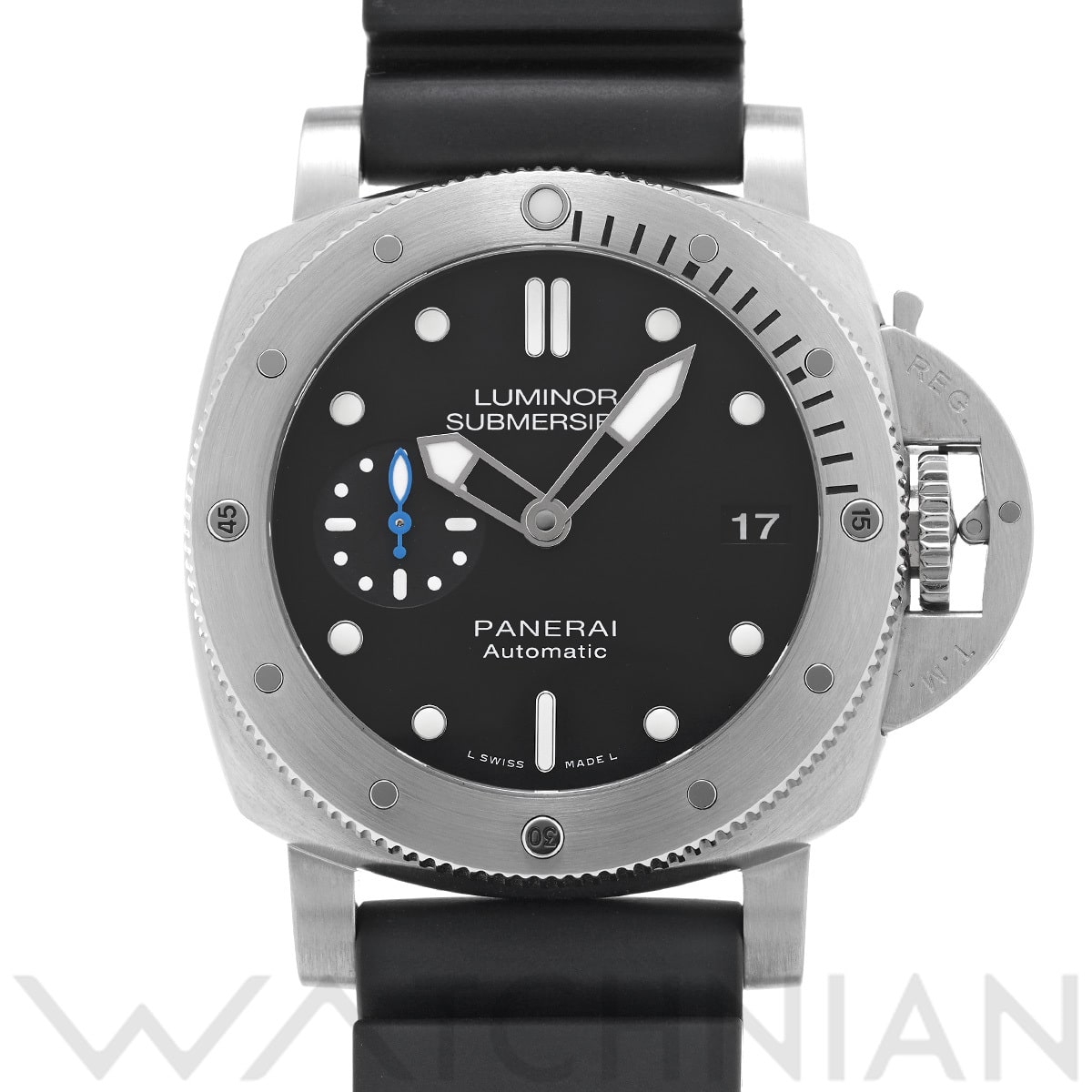 パネライ ルミノール サブマーシブル 3デイズ アッチャイオ PAM00682 ブラック メンズ 時計 【中古】【wristwatch】