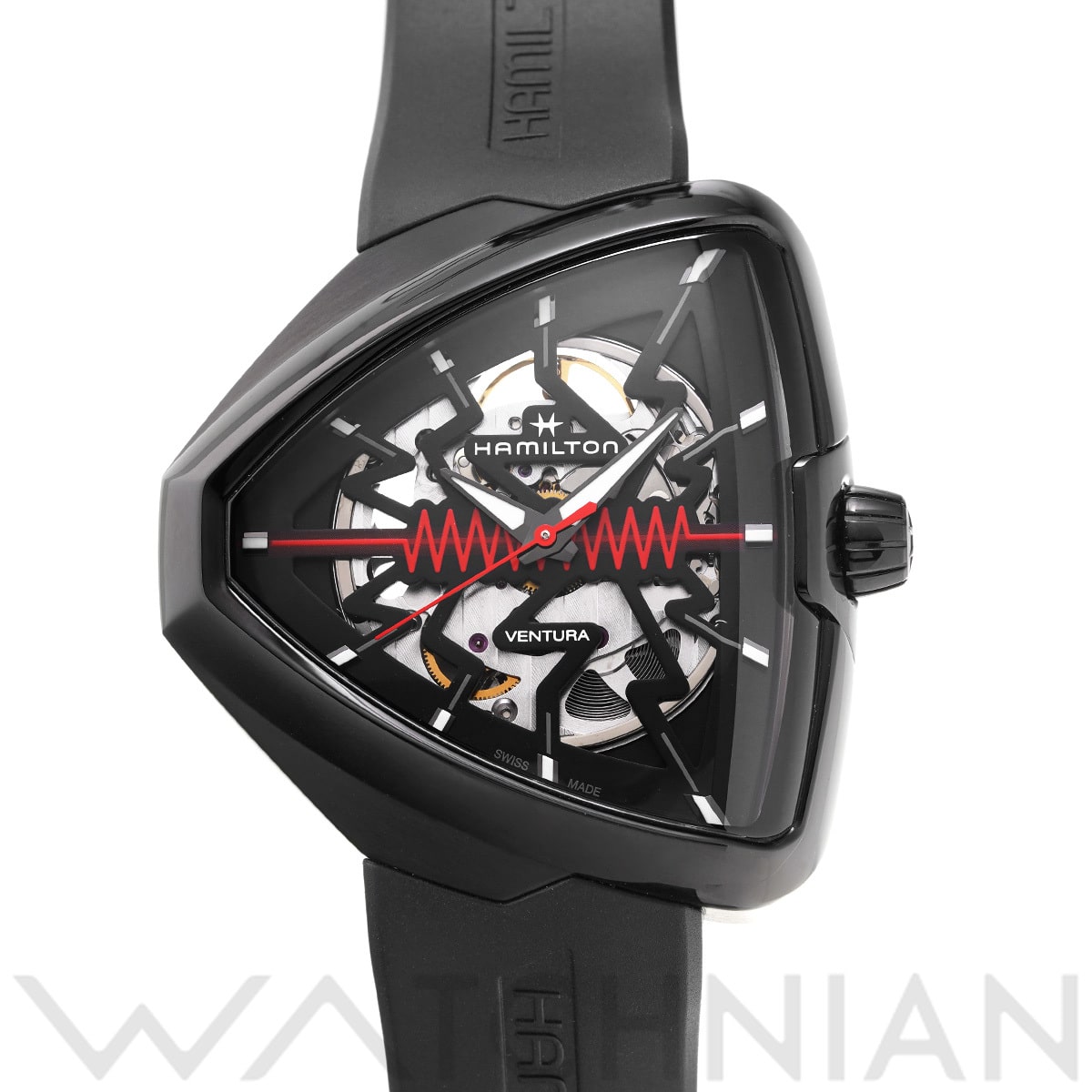 ハミルトン ベンチュラ Elvis80 スケルトン オート H24535331 スケルトン メンズ 時計 【中古】【wristwatch】