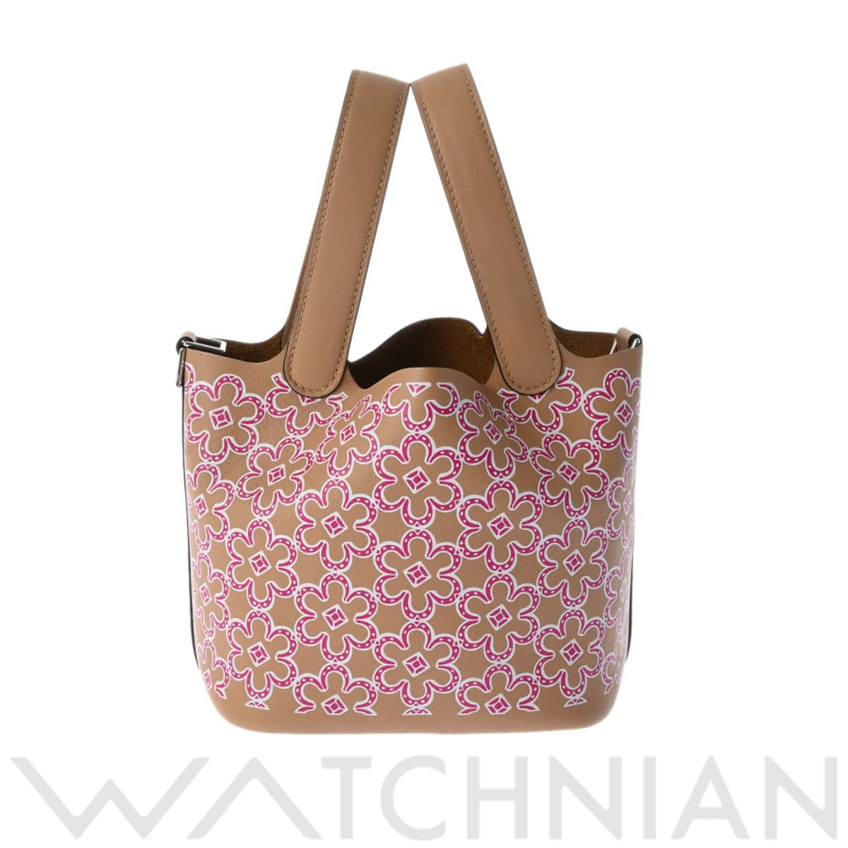 エルメス ピコタン ロック マイクロ ラッキーデイジー チャイ/パラジウム金具 ヴォースイフト レディース バッグ 【未使用】【bag】