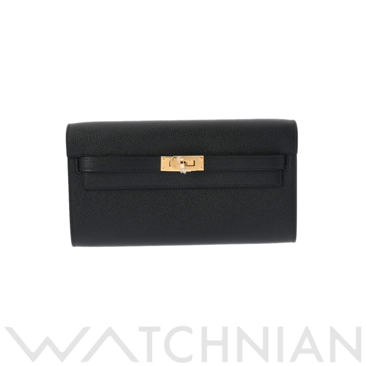 エルメス ケリーウォレットロング トゥーゴー ブラック/ゴールド金具 ヴォーエプソン レディース 財布 【新品】【purse】