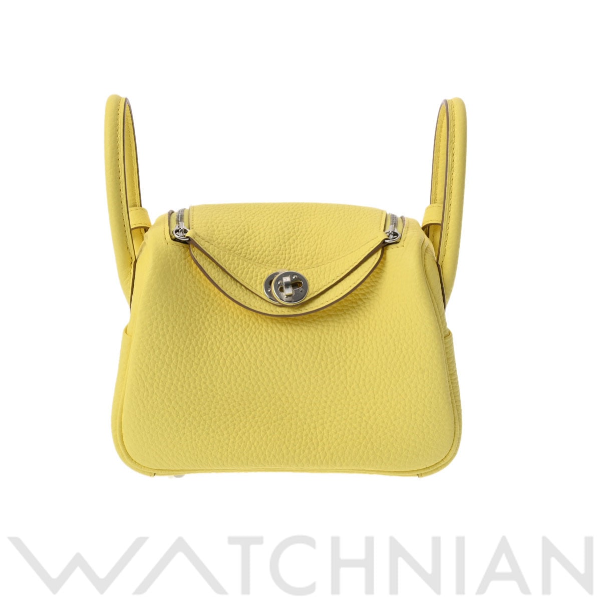 エルメス リンディ ミニ リモンチェッロ/パラジウム金具 トリヨンクレマンス レディース バッグ 【新品】【bag】