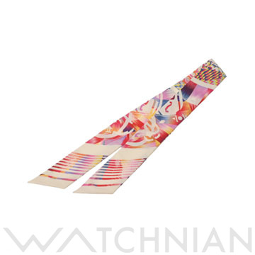 エルメス ツイリー MARBLE SILK TWILLT 2023年限定 ローズ/ブラン/ブルー 064066S シルク100％ レディース 【新品】【other】