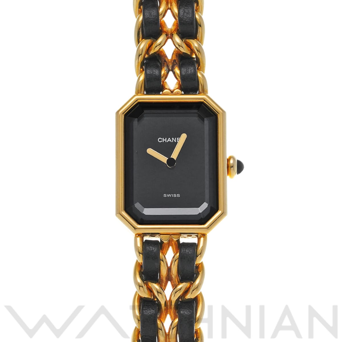 シャネル プルミエール XL H0001 ブラック レディース 時計 【中古】【wristwatch】