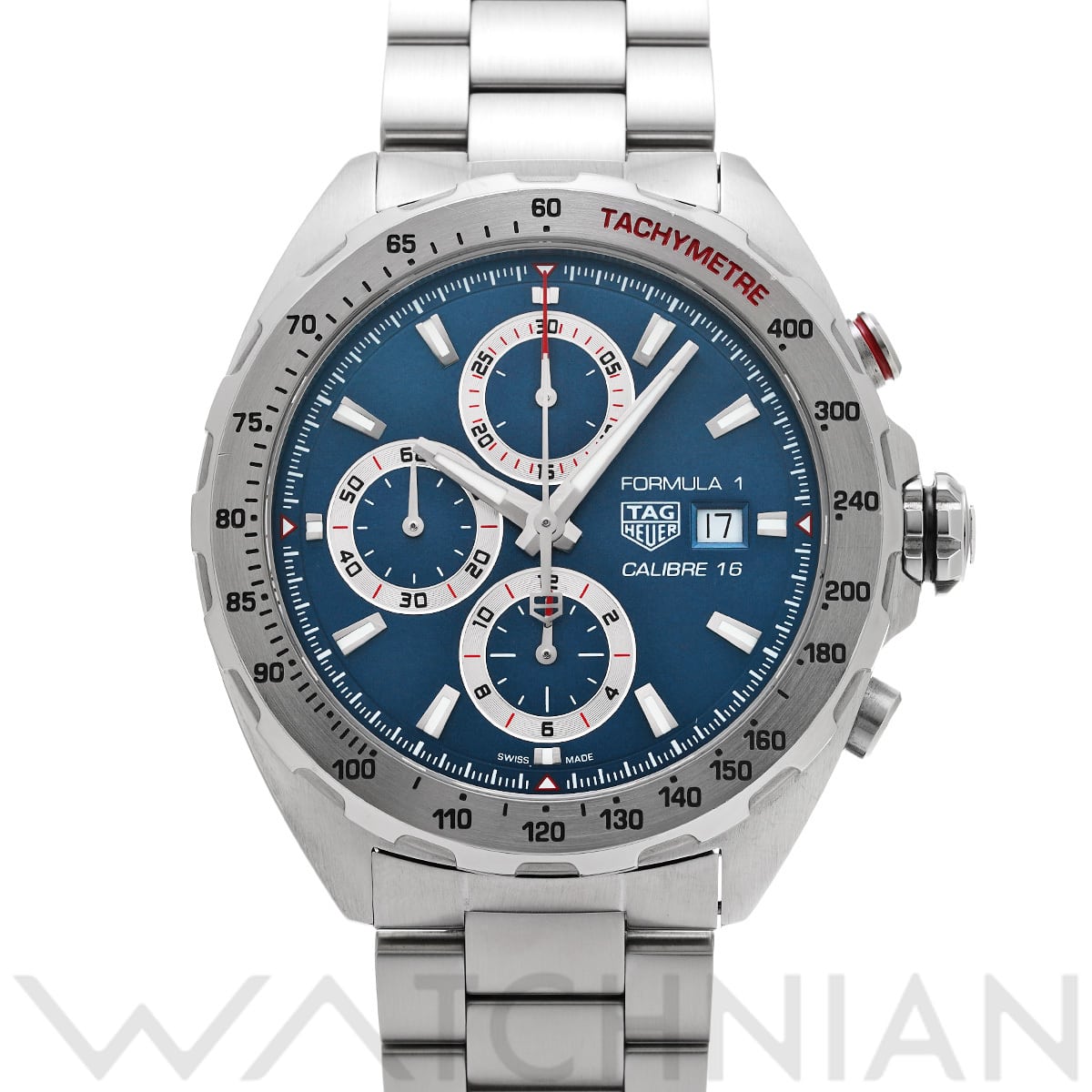 タグ ホイヤー フォーミュラ1 キャリバー16 クロノグラフ CAZ2015.BA0876 ブルー メンズ 時計 【中古】【wristwatch】