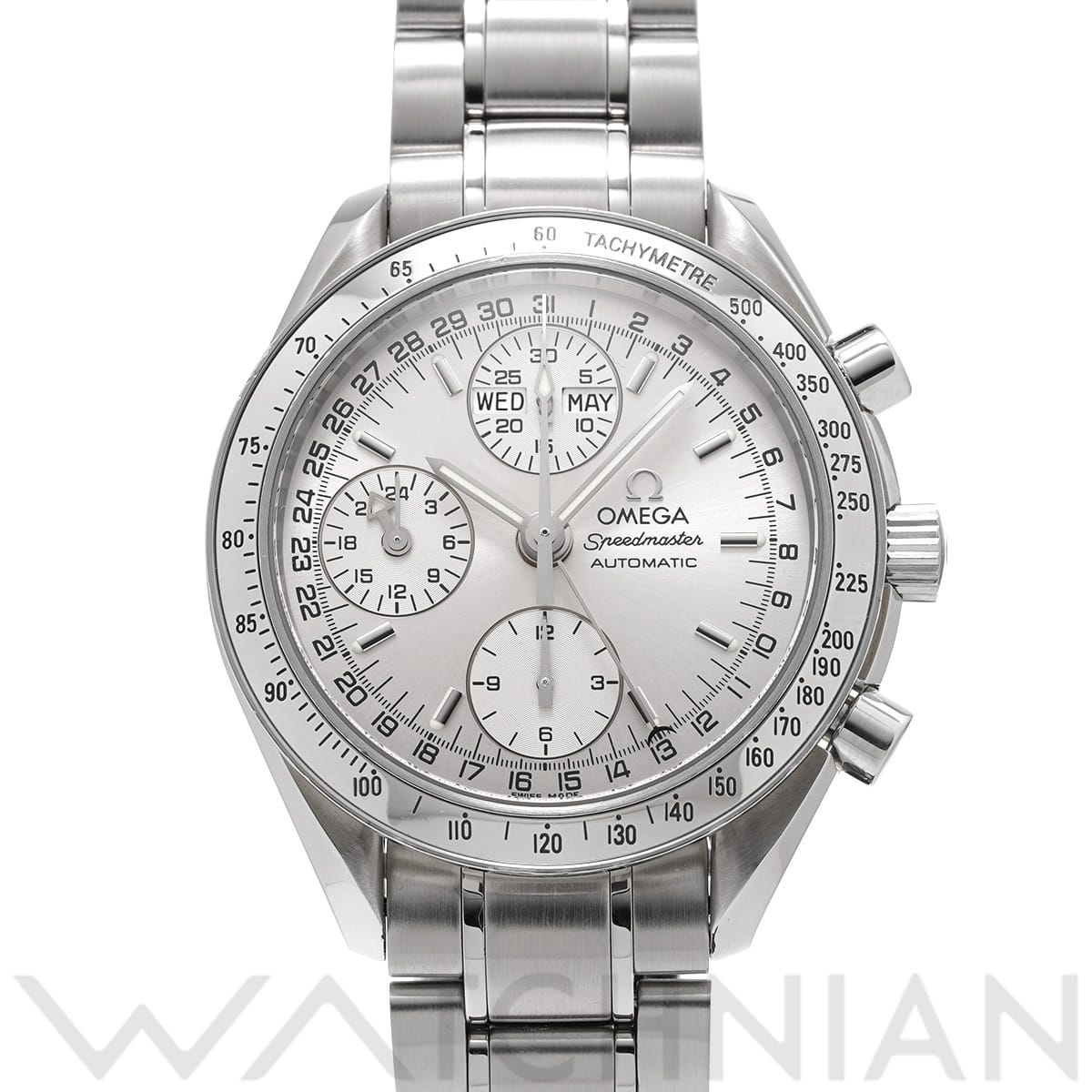 オメガ スピードマスター トリプルカレンダー 3523.30 シルバー メンズ 時計 【中古】【wristwatch】