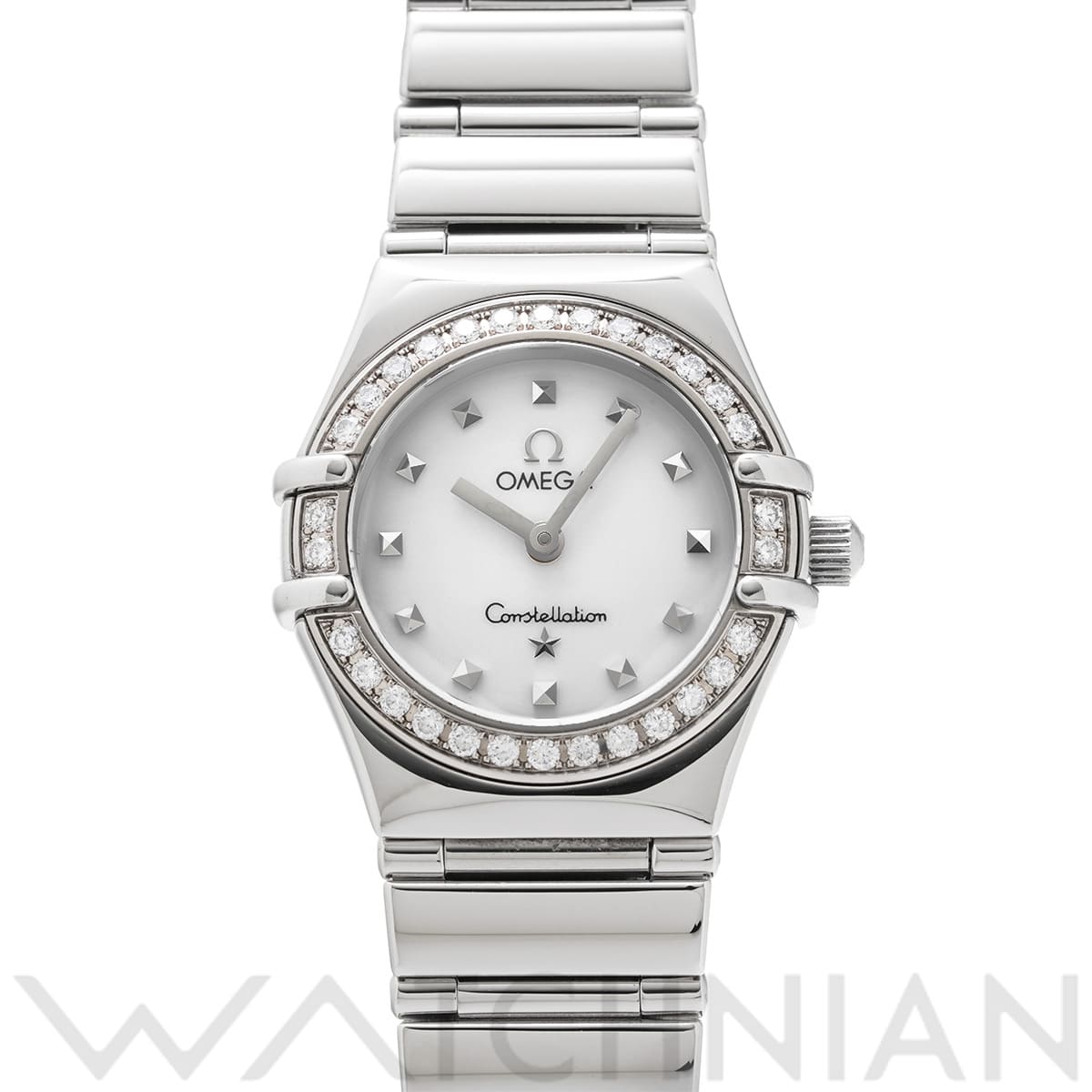 オメガ コンステレーション ミニ マイチョイス 1465.71 ホワイトシェル レディース 時計 【中古】【wristwatch】