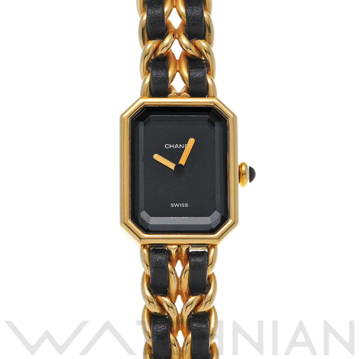 シャネル プルミエール XL H0001 ブラック レディース 時計 【中古】【wristwatch】