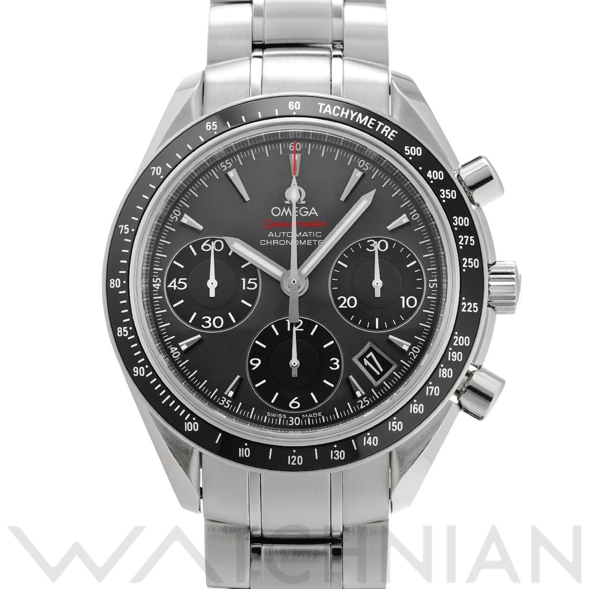 オメガ スピードマスター デイト 323.30.40.40.06.001 グレー/ブラック メンズ 時計 【中古】【wristwatch】