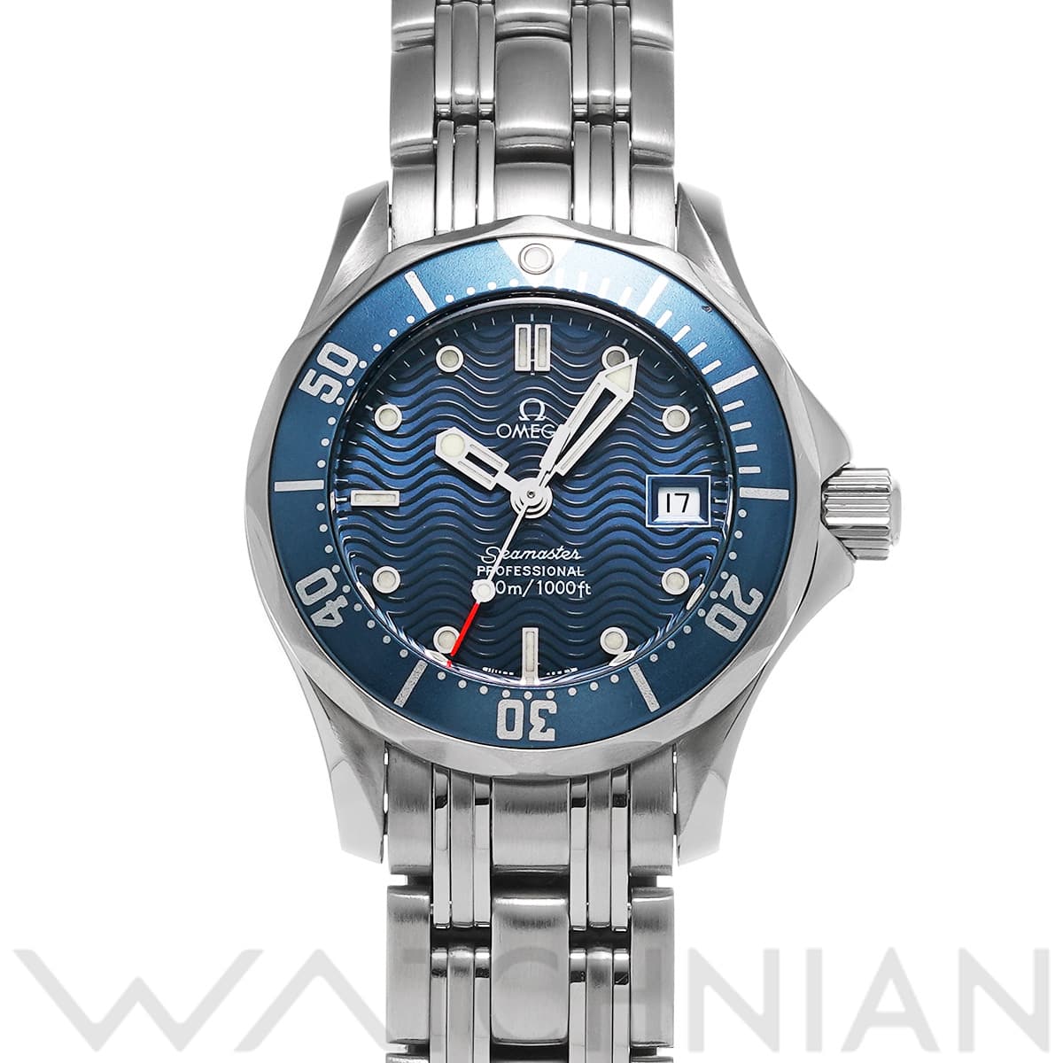 オメガ シーマスター 300 2583.80 ブルー レディース 時計 【中古】【wristwatch】