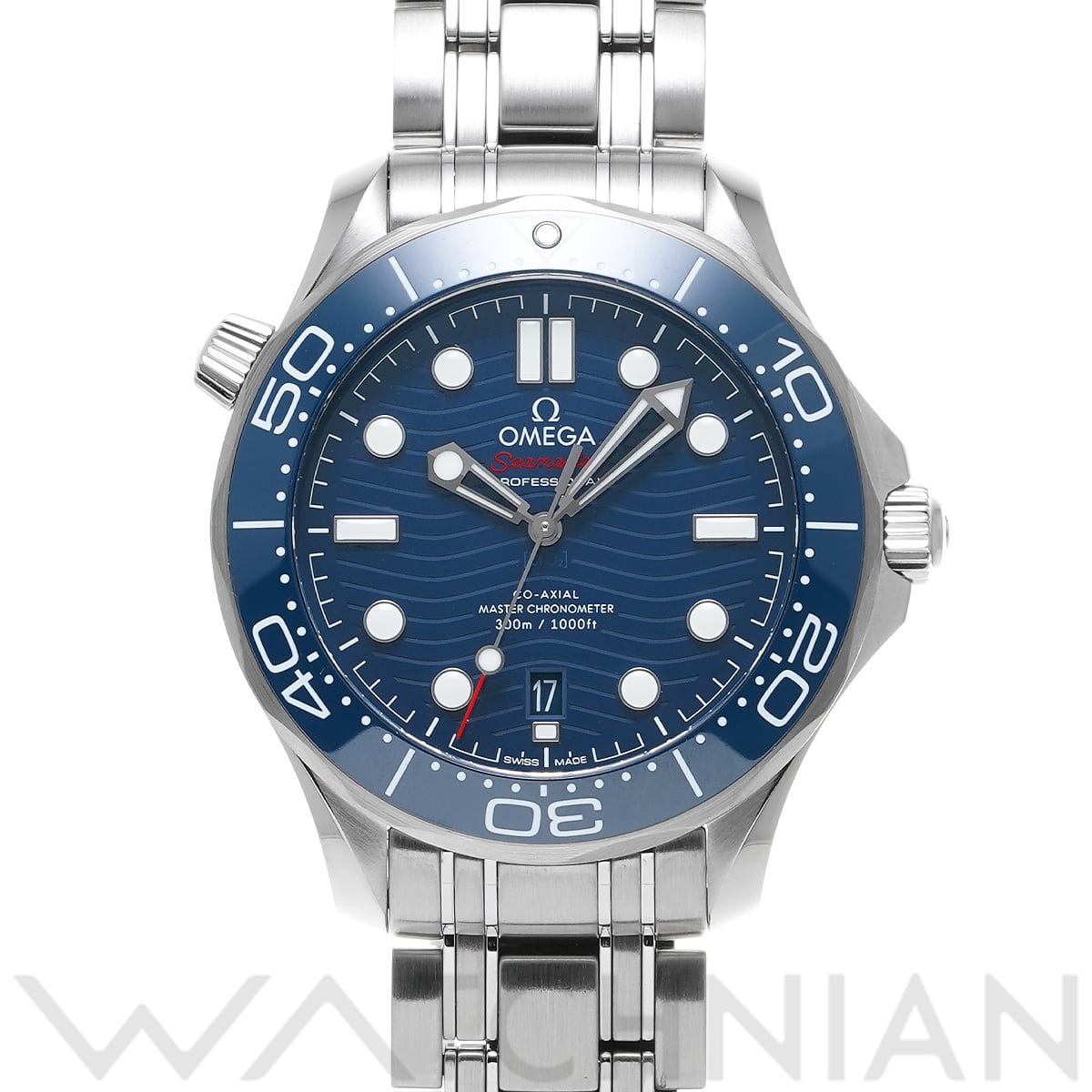 オメガ シーマスター ダイバー300 コーアクシャル マスタークロノメーター 210.30.42.20.03.001 ブルー メンズ 時計 【中古】【wristwatch】
