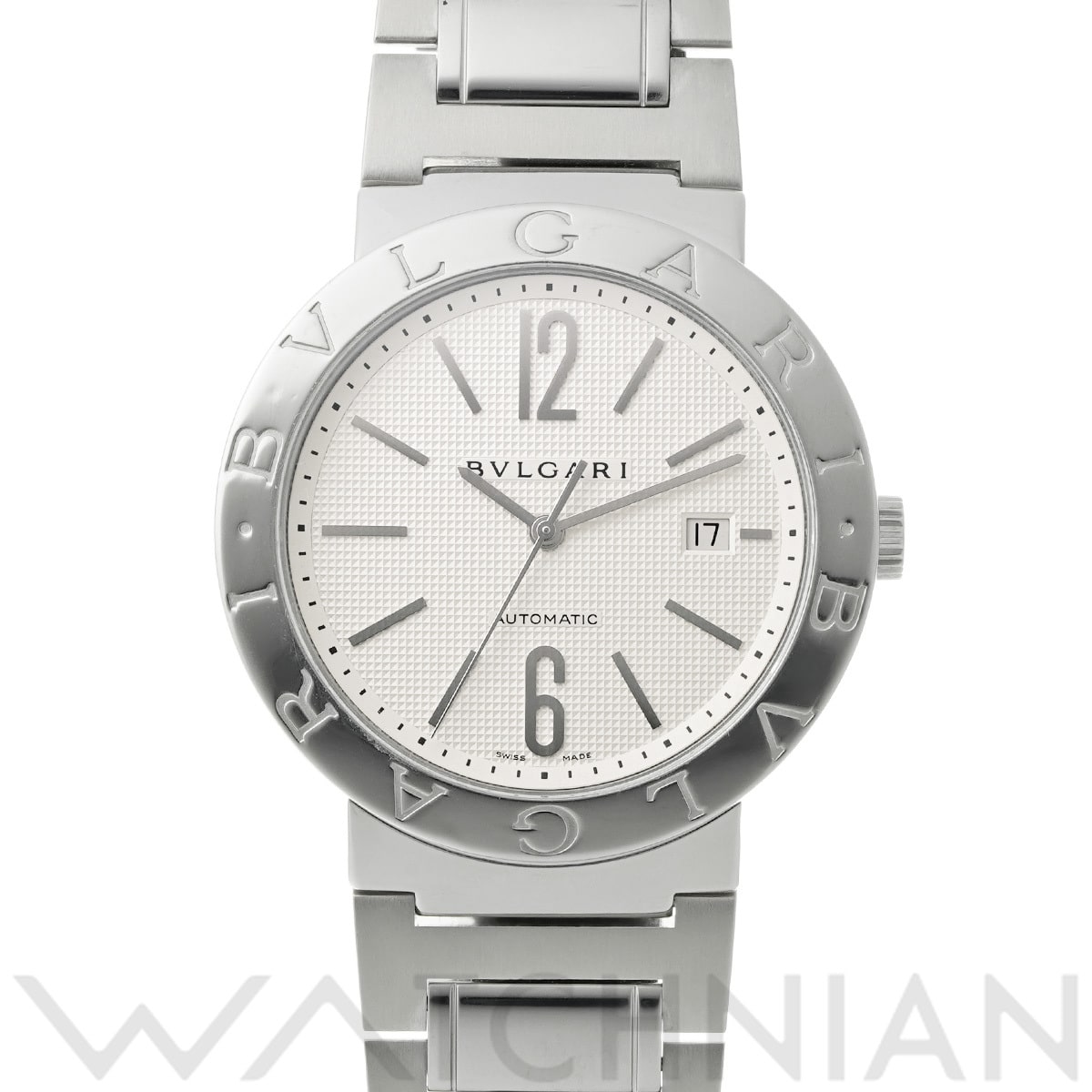 ブルガリ ブルガリブルガリ BB42SS AUTO シルバー メンズ 時計 【中古】【wristwatch】