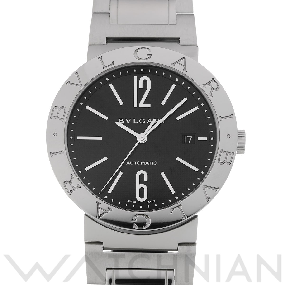 ブルガリ ブルガリブルガリ BB42BSSD ブラック メンズ 時計 【中古】【wristwatch】