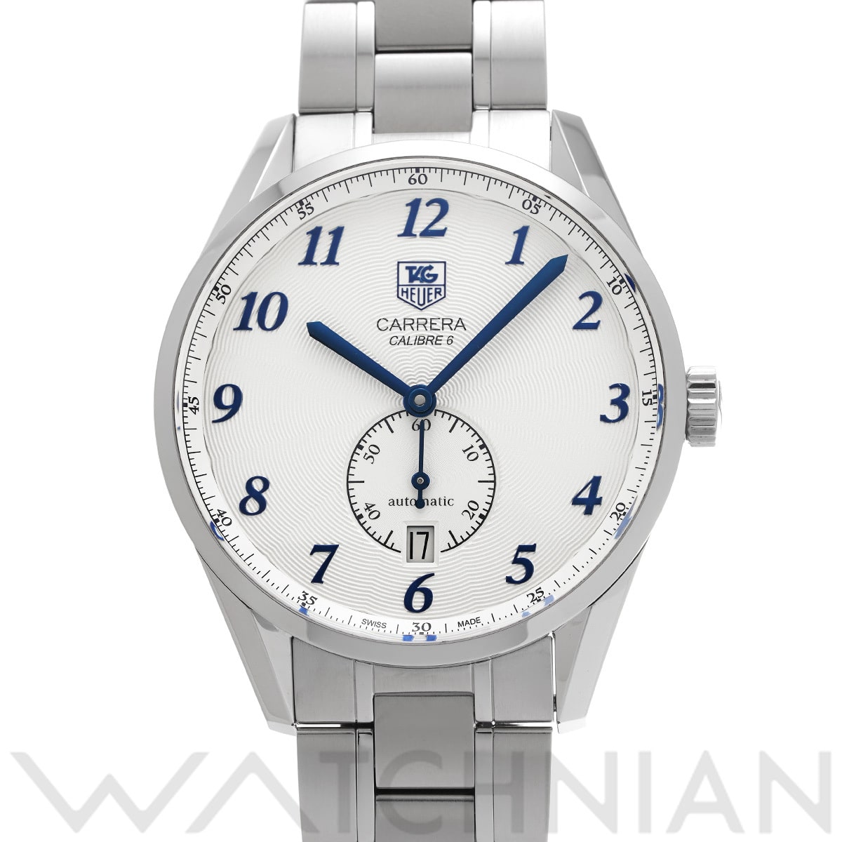 タグ ホイヤー カレラ ヘリテージ キャリバー6 WAS2111.BA0732 シルバー メンズ 時計 【中古】【wristwatch】