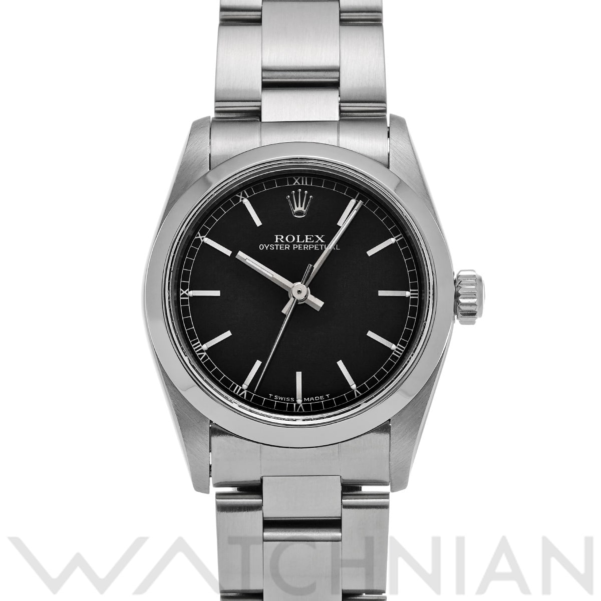 ロレックス オイスターパーペチュアル 67480 ブラック ユニセックス 時計 【中古】【wristwatch】