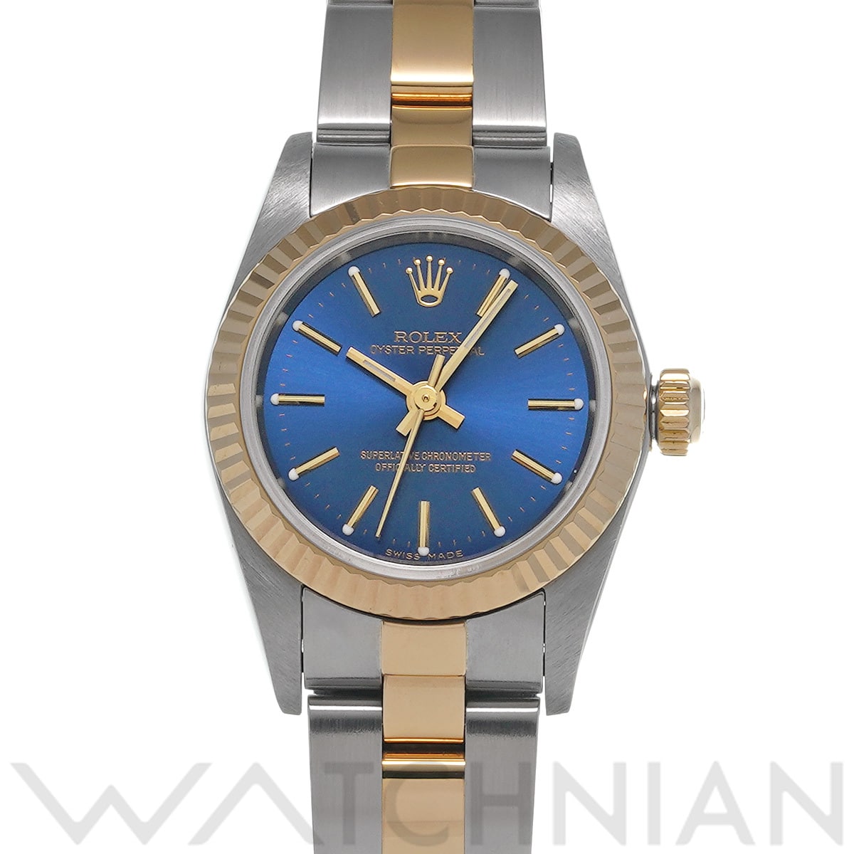 ロレックス オイスターパーペチュアル 76193 シャンパン レディース 時計 【中古】【wristwatch】