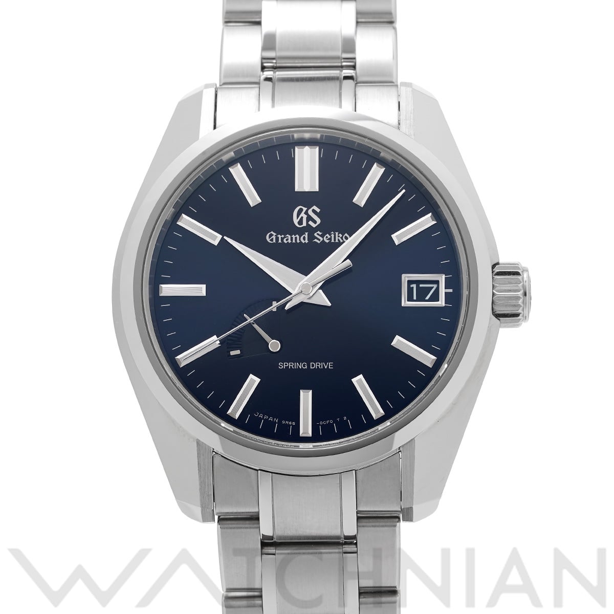 グランドセイコー ヘリテージコレクション スプリングドライブ SBGA375 ミッドナイトブルー メンズ 時計 【中古】【wristwatch】